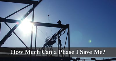 How much does a phase i save me on architectural costs?