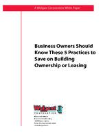 Business Owners Should Know These 5 Practices to save on Building Ownership or Leasing_Page_1 Business Owners Should Know These 5 Practices to save on Building Ownership or Leasing_Page_1